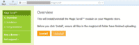 Magento module for Magento web installer